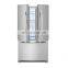 558L High Performance Home Appliance Electronic Control No Frost French Door Fridge Stainless