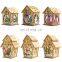 New Christmas Decoration Luminous LED Wooden House Creative Small House Home Party Xmas Christmas Tree Hanging Ornaments