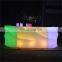 portable bar counter party event counter led Illuminated Led Plastic Portable Led High Bar Counter Furniture Mobile Bar