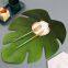 Creative Green Banana Leaf Placemat Table Mat For Home Party Decoration