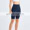 Customized Side Pockets Biker Shorts Crotchless Anti-slip Cycling Short Pants Workout Exercise Gym Wear Yoga Apparel For Women