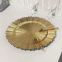 13 inches Gold Charger Plates Plastic Modern Charger Plates for Wedding Event Decoration