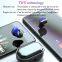 Fones de ouvido wireless TWS à prova d'água G01, fones de ouvido sem fio estéreo HiFi, auscultadores sem fio handsfree com caixa de carregamento de 2000mAh