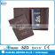 Personalized pu leather airline ticket holder promotional
