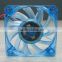 60mm Blue Transparent Computer Cooling Fan with LED Light