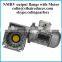 NMRV063 output flange gearbox motor transmission with 250w electric dc motor industrial mechanical