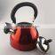 1.8L best quality of unique cordless kettle with full color coating tea pot