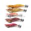 CHS012 electroplating body squid jig 2.5# hook stainless steel for octopus fishing bait