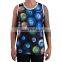 Custom fashion tank top,custom polyester material tank top,custom design stylish tank top