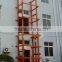 warehouse goods outdoor vertical lifting platform, cargo lift