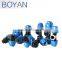 pp plastic compression quick pipe fitting 90 degree equal elbow
