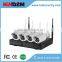 1.0MP wireless ip camera 4ch H.264 video compression bullet camera wireless cctv kit wireless cctv camera kit