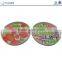 Eco-friendly Round Tray With Handles Bamboo Fiber Large Serving Tray