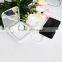 Square 5X magnifying power bank travel makeup mirror