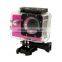 hot selling 2.0" 1080P Full HD Diving Bicycle Waterproof MOV Helmet Action Camera for wholesales