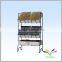 Shop floor type wire sample display metal racks for sale newspapers