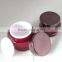 Oval Shape acrylic cream jars cosmetic packaging jars empty face cream jar