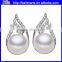 Best Seller ! Wholesale Jewelry Fashion Women's Big Fake Pearl Earrings
