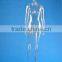 Full body transparent plastic mannequin