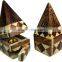 Sheesham Wood Pyramid Incense Burner Box-Designer Home Decor burner NWIB008