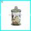 Decorative Vanilla Fragrant Potpourri And Sola Flower In Glass Vase