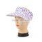 Floral Print Plastic Topless Cap Sun Visor Hat