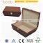 brown color wooden packaging boxes with lock