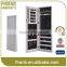 Wall Mounting Jewelry Armoire Furniture With Mirror