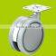 swivel top plate Zinc alloy grey furniture caster / hot sell medical caster(FC3811)