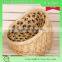 Manufacture and Wholesaling brown color half round Wicker Dog Bed