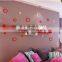 Set of 3 U Shape Floating Wall Shelves Storage Display Shelf, Colorful shelf