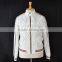 New Fashion Mens White Sport PU Leather Jacket