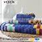 veken products OEM order acceptable glossy yarn dyed towel set