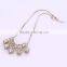 KARASU Boho Real 18k Matte Gold Plated Hollow Geometric/Round Austrian Crystal Statement Necklaces & Pendants for Women Jewelry