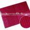 PVC high quality 3pcs bath rug/mat set