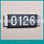 house number