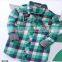 2016 children clothing kids fashion long sleeve girls and boys kids check shirts