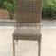 Outdoor furniture aluminum rattan dinindg chair