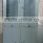 Middle 2 drawer cabinet up with glass door metal display file cabinet