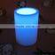 plastic cheap decoration pillar amber set led candles