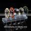 excellent craft 10 slots 5 sided storage divided clear acrylic jewelry boxes/bracelet holder/bangle holder