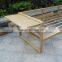 Classic bamboo furniture garden set, outdoor sofa set with side table