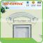 European Style Aluminum metal polycarboante sheet fixed awning auvent