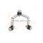 Handrail Staircase Balustrade Glass Clamp three hole fittings