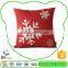 Icti Audit Hot Quality Plush Snowflake Embroidered Pillow
