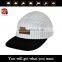 Promotional Custom Stripe 5 panel snapback cap hat