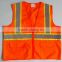 fullsafe chile style orange red reflective vest FS2203