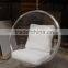 Transparent heated acrylic hanging bubble chair for garden