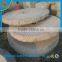 old millstone table grinding stone with wheel