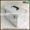 Three-piece ABS aluminum welding box aluminum instrument case with small silver dot fabric